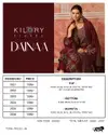 Dainaa By Kilory Pure Muslin Digital Printed Top With Bottom Dupatta
